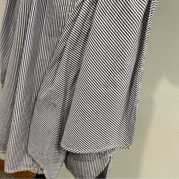 Free Assembly Striped Button-Up casual Dress with Waist Tie size extra large - Picture 7 of 15